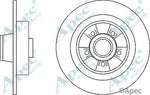 RENAULT CLIO 2.0 SPORT 200 MK3 REAR BRAKE DISCS AND PADS SET  2009-2013