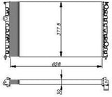 NRF 54693 Radiator, engine cooling