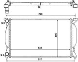 NRF 50539 Radiator, engine cooling