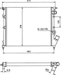 NRF 58105 Radiator, engine cooling