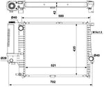 NRF 53897 Radiator, engine cooling