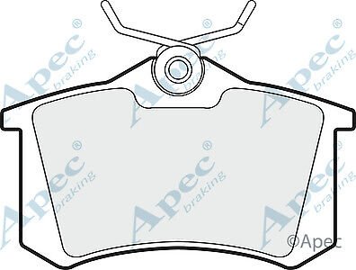 RENAULT CLIO 2.0 SPORT 200 MK3 REAR BRAKE PADS SET  2009-2013 APEC BRAND