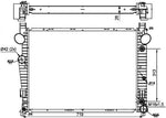 NRF 53107 Radiator, engine cooling