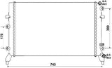 NRF 53884 Radiator, engine cooling