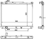 NRF 53916 Radiator, engine cooling