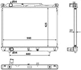 NRF 53916 Radiator, engine cooling