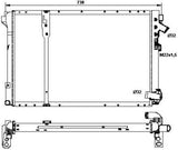 NRF 58060 Radiator, engine cooling