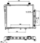 NRF 50534 Radiator, engine cooling