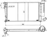 NRF 50425 Radiator, engine cooling