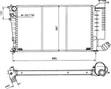 NRF 50425 Radiator, engine cooling