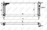 NRF 50242 Radiator, engine cooling