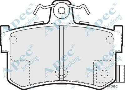 APEC PAD834 Brake Pad