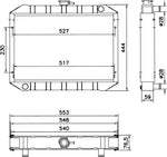 NRF 52048 Radiator, engine cooling