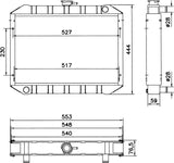 NRF 52048 Radiator, engine cooling