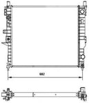 NRF 55335 Radiator, engine cooling