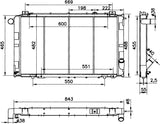 NRF 52009 Radiator, engine cooling