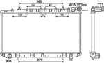 NRF 53523 Radiator, engine cooling