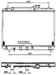 NRF 53207 Radiator, engine cooling