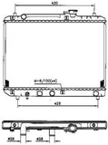 NRF 53207 Radiator, engine cooling