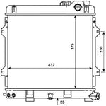 NRF 53980 Radiator, engine cooling