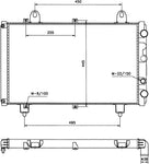 NRF 58666 Radiator, engine cooling