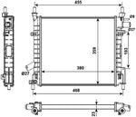 NRF 53989 Radiator, engine cooling