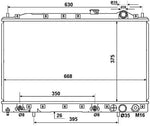 NRF 53274 Radiator, engine cooling