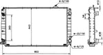 NRF 51587 Radiator, engine cooling