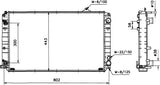 NRF 51587 Radiator, engine cooling