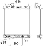 NRF 53510 Radiator, engine cooling