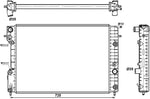 NRF 519689 Radiator, engine cooling