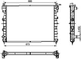 NRF 53096 Radiator, engine cooling