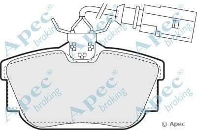 AUTOMOTIVE POWER EQUIPMENT CO PAD1158 Brake Pad