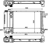 NRF 51356 Radiator, engine cooling