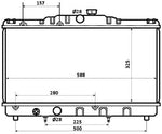 NRF 566707 Radiator, engine cooling