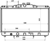 NRF 566707 Radiator, engine cooling