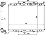 NRF 53787 Radiator, engine cooling