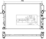 NRF 53423 Radiator, engine cooling