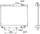 NRF 516706 Radiator, engine cooling