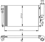 NRF 58889 Radiator, engine cooling