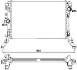 NRF 53027 Radiator, engine cooling