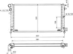 NRF 509502 Radiator, engine cooling