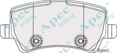 APEC PAD1857 Brake Pad