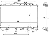 NRF 53948 Radiator, engine cooling