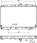 NRF 513485 Radiator, engine cooling