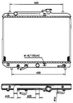 NRF 53208 Radiator, engine cooling