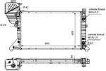 NRF 55349 Radiator, engine cooling