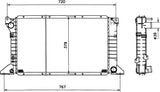 NRF 517373 Radiator, engine cooling