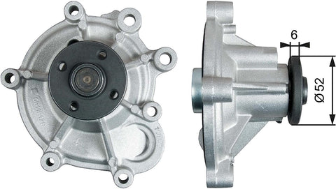 GATES WP0129 Water Pump 2712000201