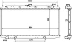 NRF 53019 Radiator, engine cooling